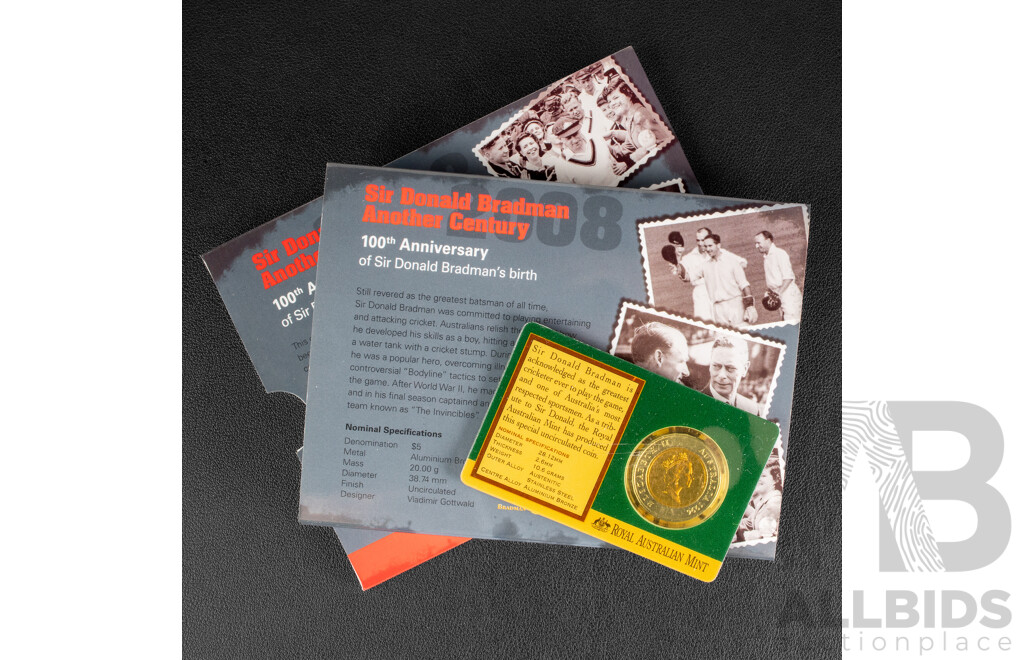 Australian 1996 and 2008 Five Dollar Coins 1996 and 2008