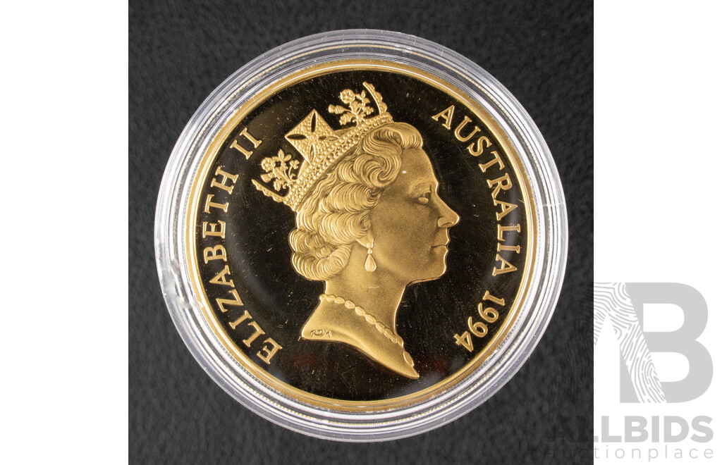 Australian RAM 1994 Bimetallic Five Dollar Coin, One Hundred Years of the Enfranchisement of Women in South Australia