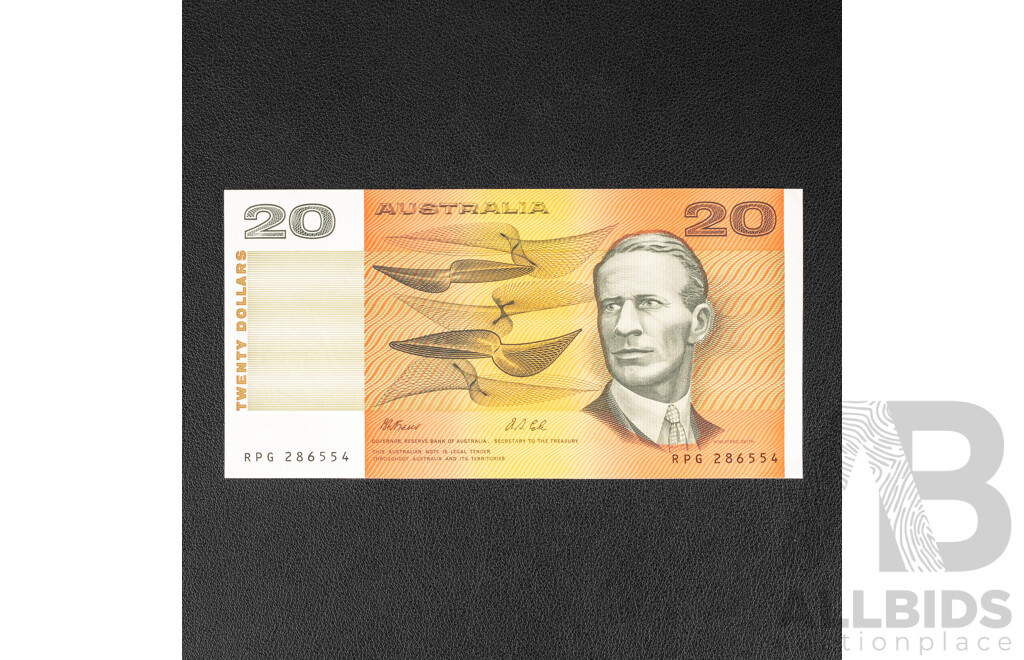 Australian 1991 Twenty Dollar Note Fraser/Cole R413