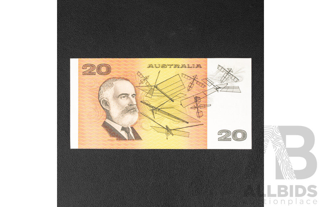 Australian 1991 Twenty Dollar Note Fraser/Cole R413