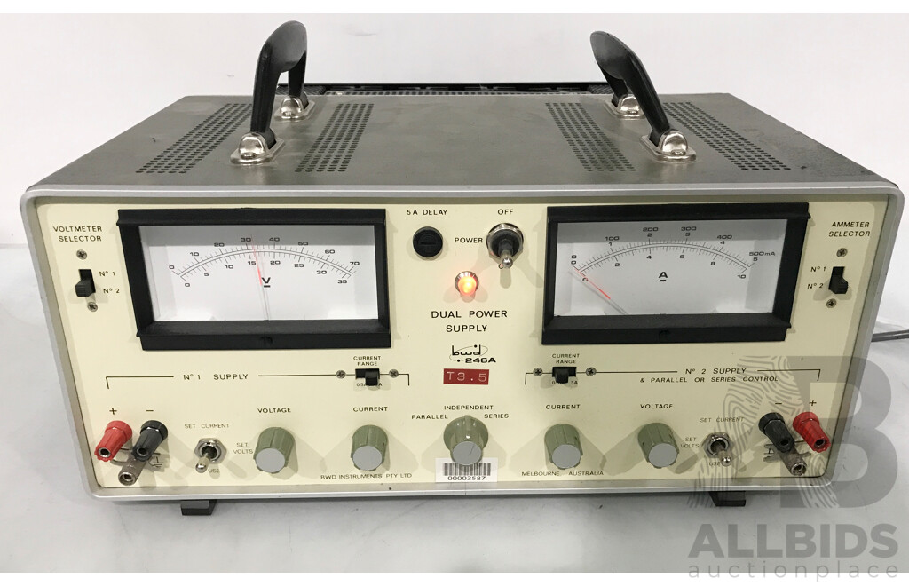 BWD 246A Dual Benchtop Power Supply