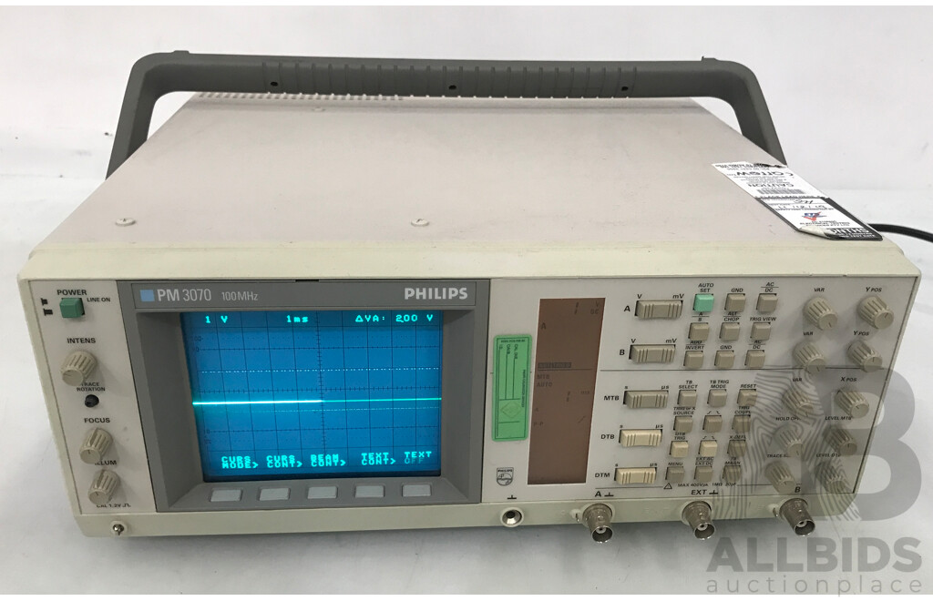 Philips (PM3070) 100MHz Oscilloscope