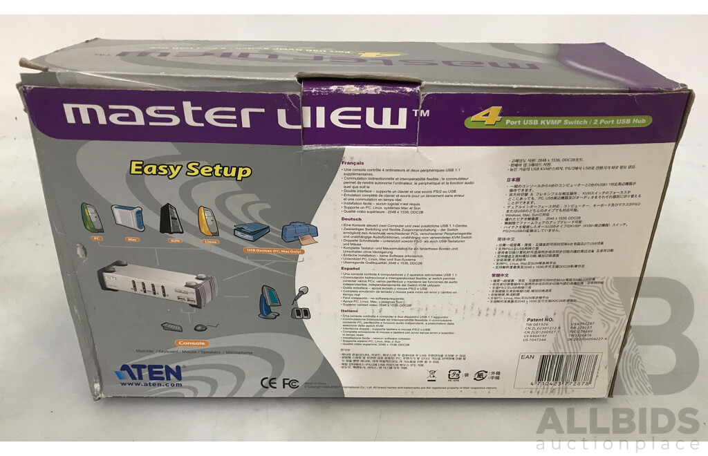 ATEN (CS1734A) 4 Port USB KVMP Switch