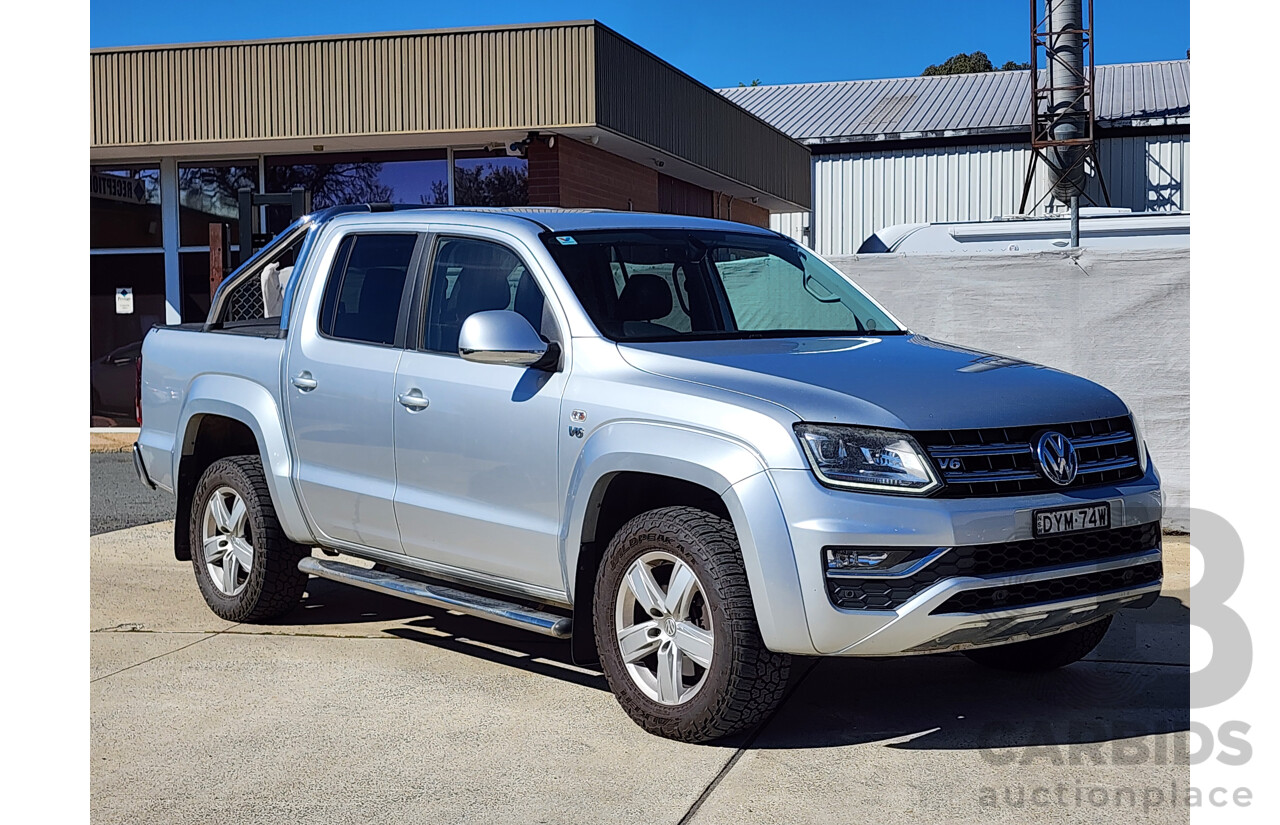 9/2018 Volkswagen Amarok TDI 550 Highline MY18 Dual Cab Utility Silver 3.0L