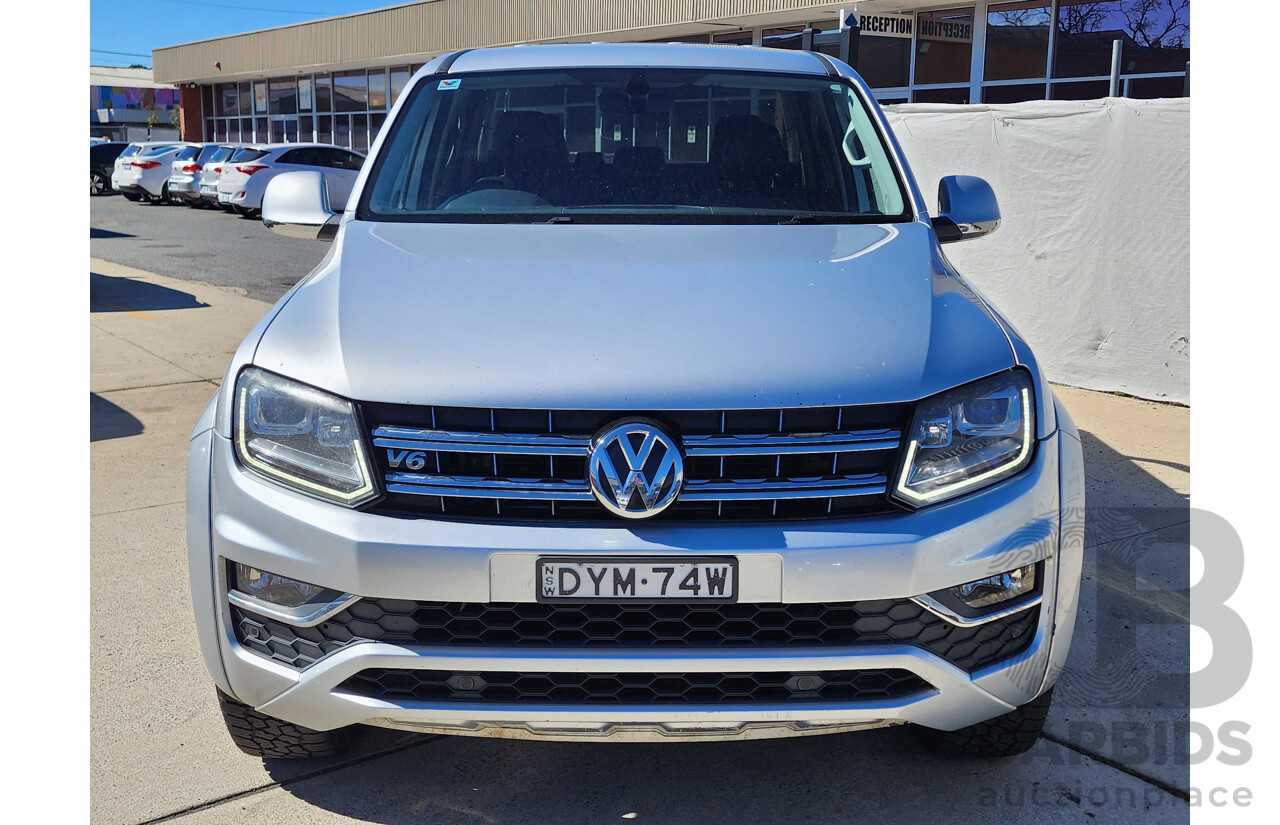 9/2018 Volkswagen Amarok TDI 550 Highline MY18 Dual Cab Utility Silver 3.0L
