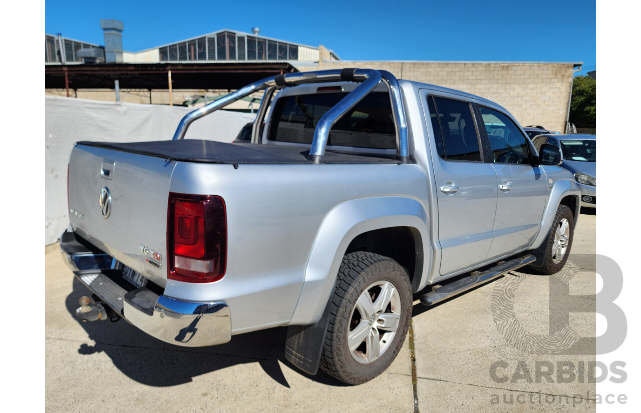 9/2018 Volkswagen Amarok TDI 550 Highline MY18 Dual Cab Utility Silver 3.0L