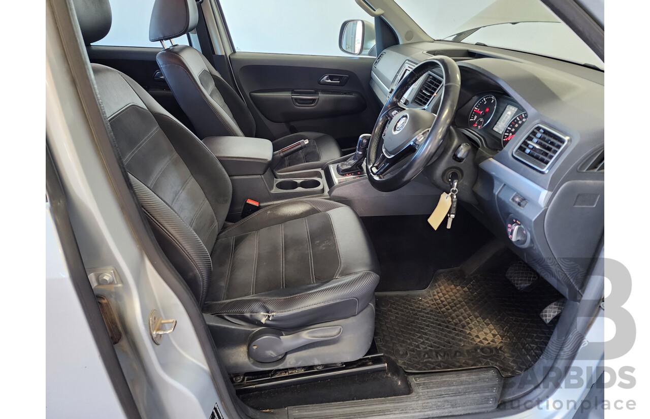 9/2018 Volkswagen Amarok TDI 550 Highline MY18 Dual Cab Utility Silver 3.0L