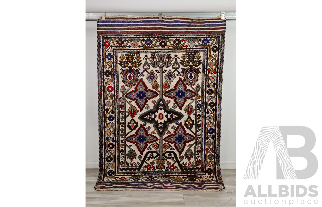 Hand Knotted Kazak Tribal Rug