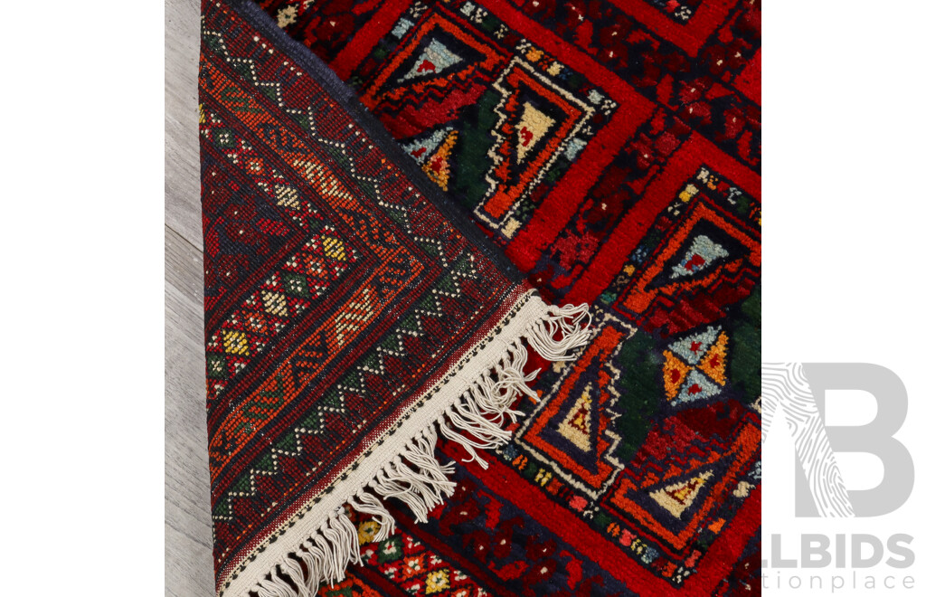 Hand Knotted Afghan Baluchi Rug