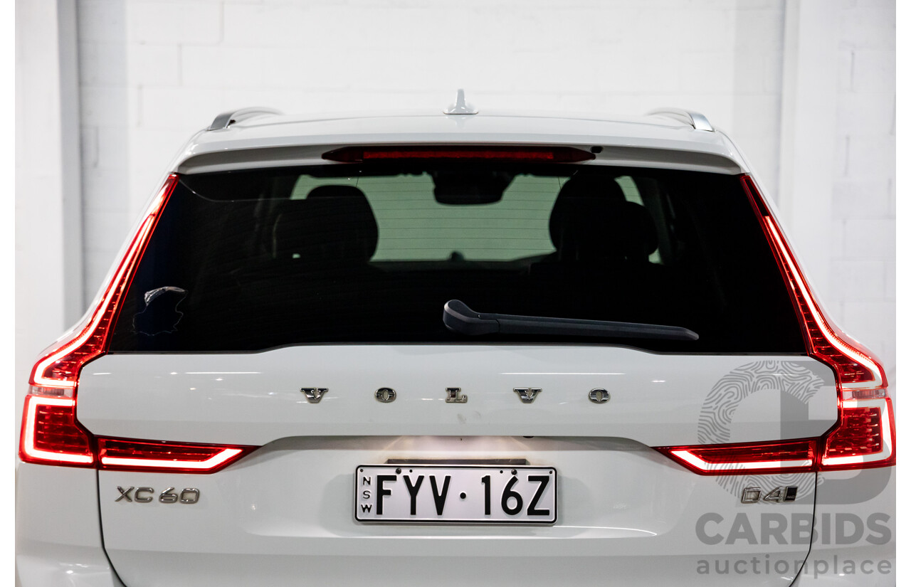 06/2018 Volvo XC60 D4 Momentum (AWD) 246 MY19 4d Wagon Ice White Turbo Diesel 2.0L