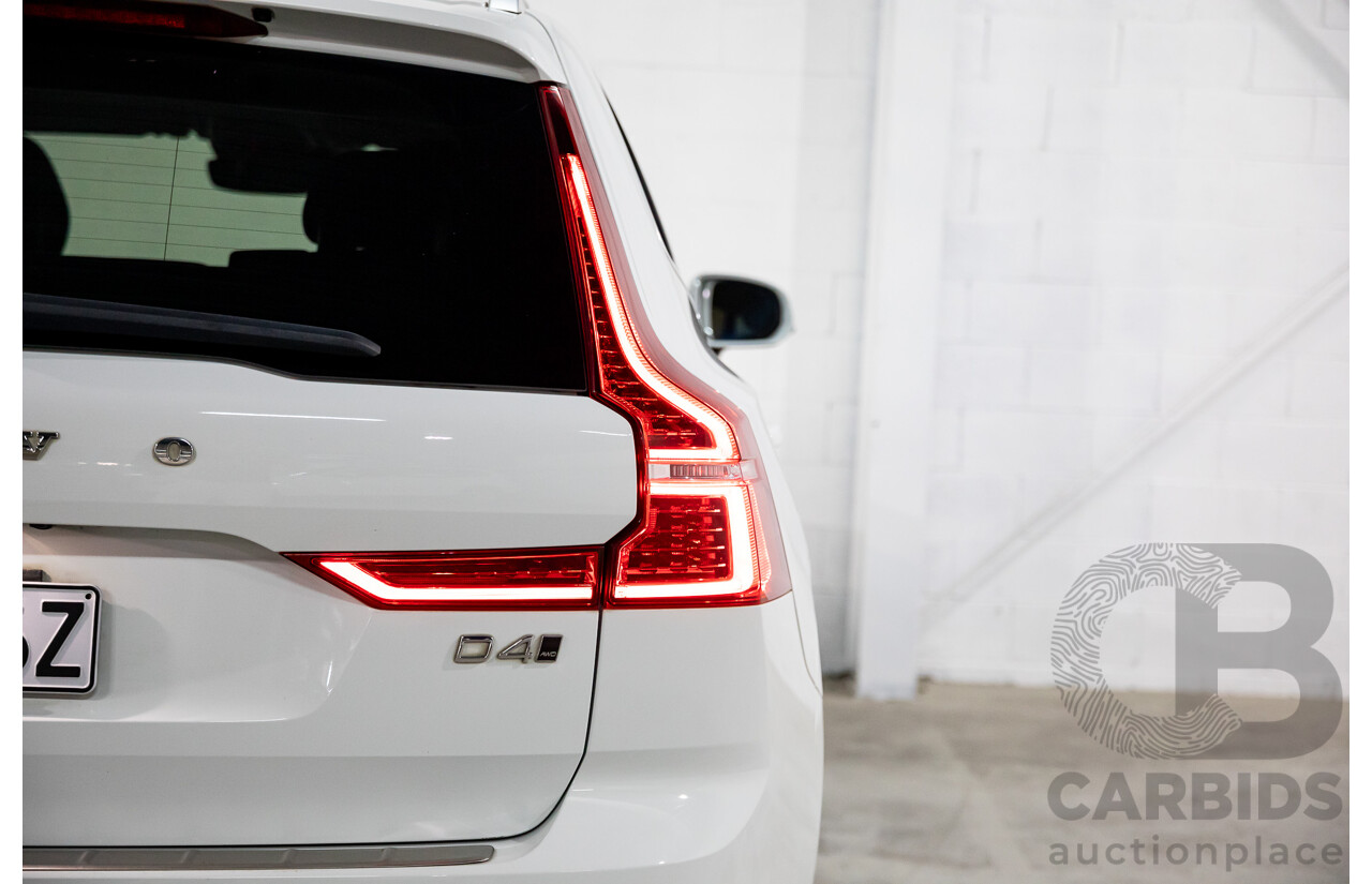 06/2018 Volvo XC60 D4 Momentum (AWD) 246 MY19 4d Wagon Ice White Turbo Diesel 2.0L