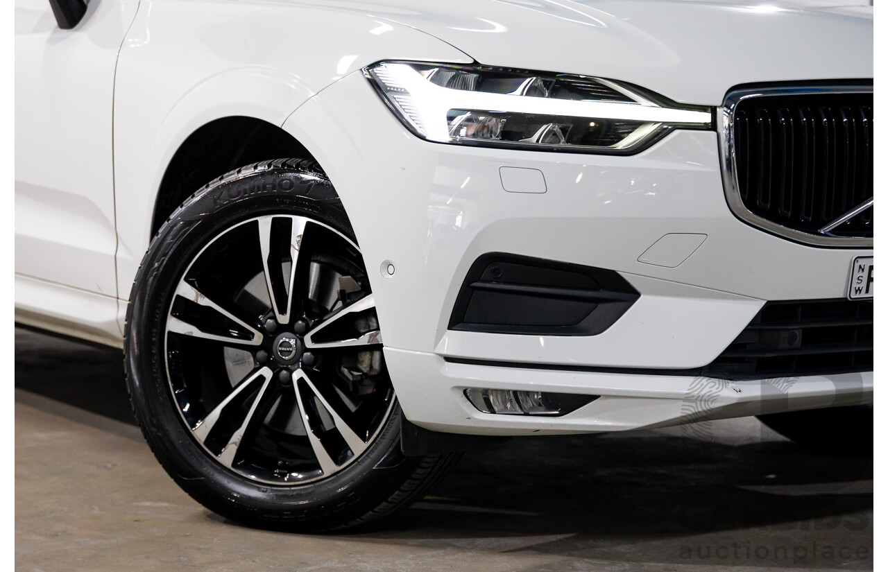 06/2018 Volvo XC60 D4 Momentum (AWD) 246 MY19 4d Wagon Ice White Turbo Diesel 2.0L