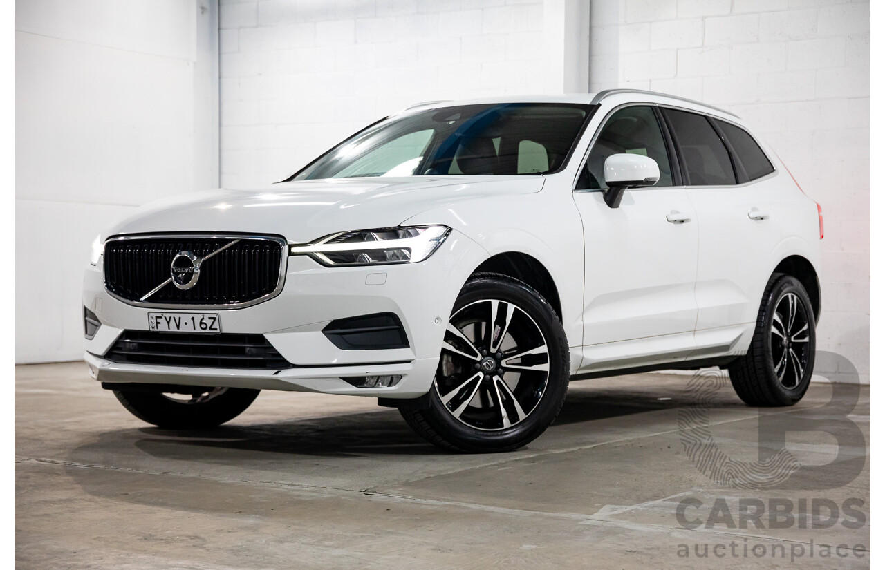 06/2018 Volvo XC60 D4 Momentum (AWD) 246 MY19 4d Wagon Ice White Turbo Diesel 2.0L
