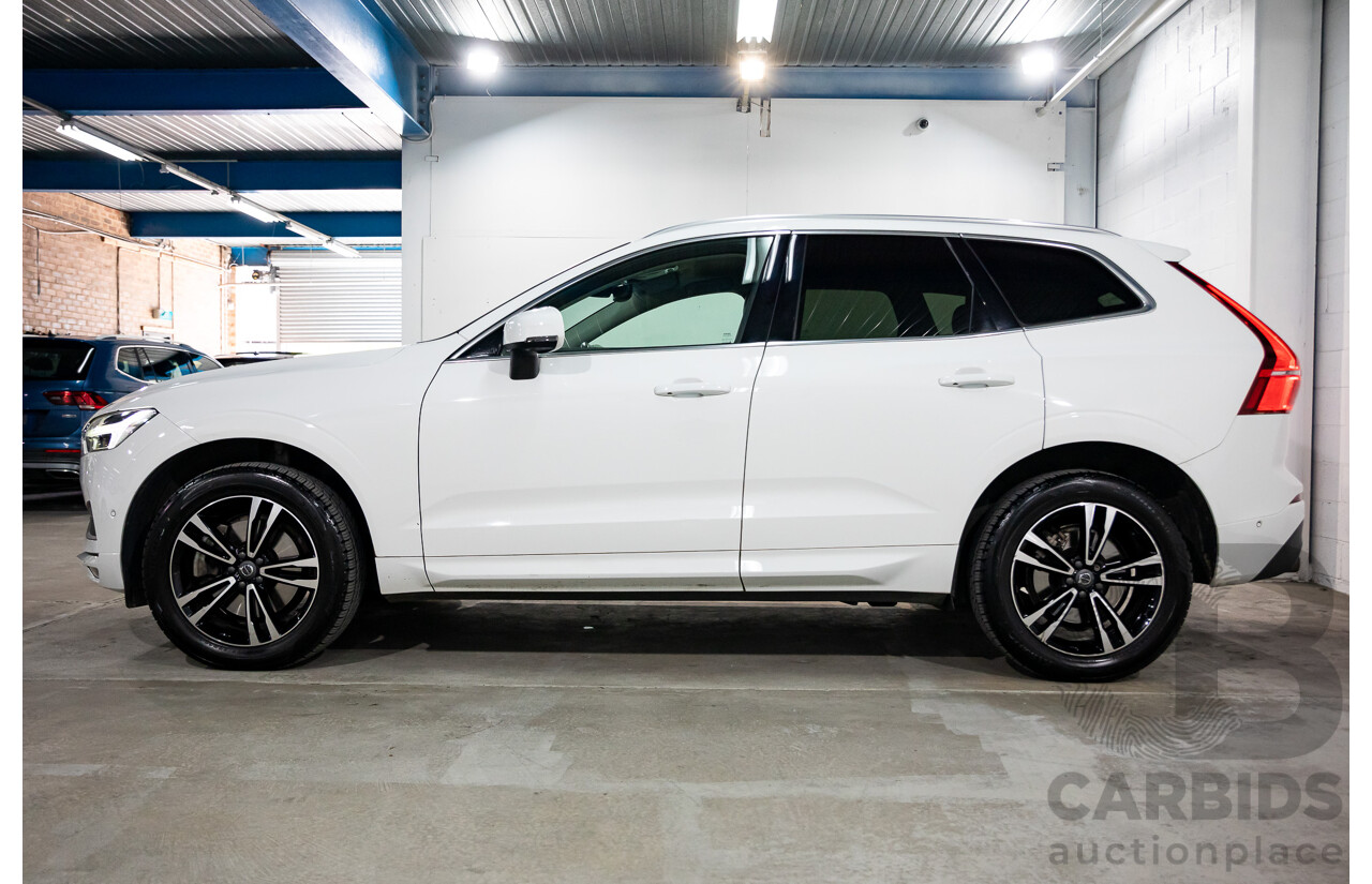 06/2018 Volvo XC60 D4 Momentum (AWD) 246 MY19 4d Wagon Ice White Turbo Diesel 2.0L