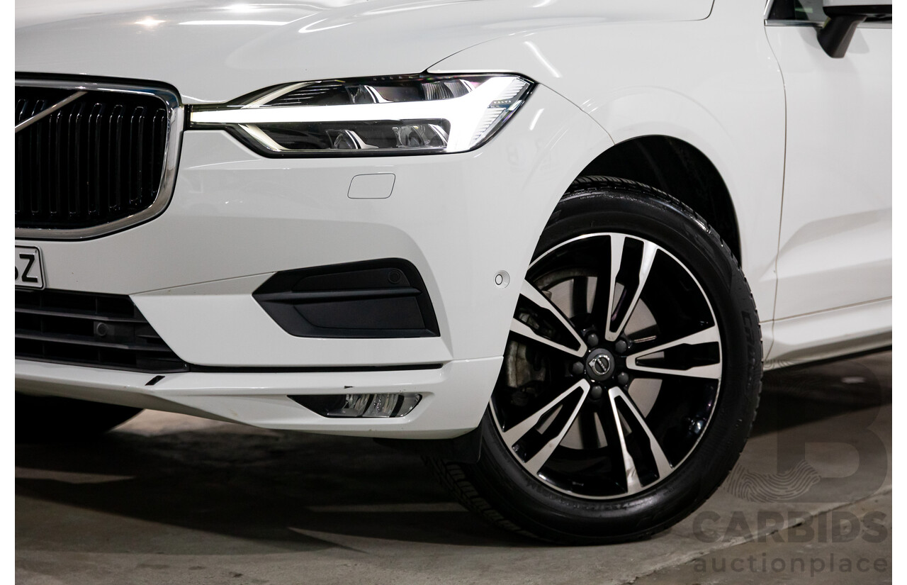 06/2018 Volvo XC60 D4 Momentum (AWD) 246 MY19 4d Wagon Ice White Turbo Diesel 2.0L