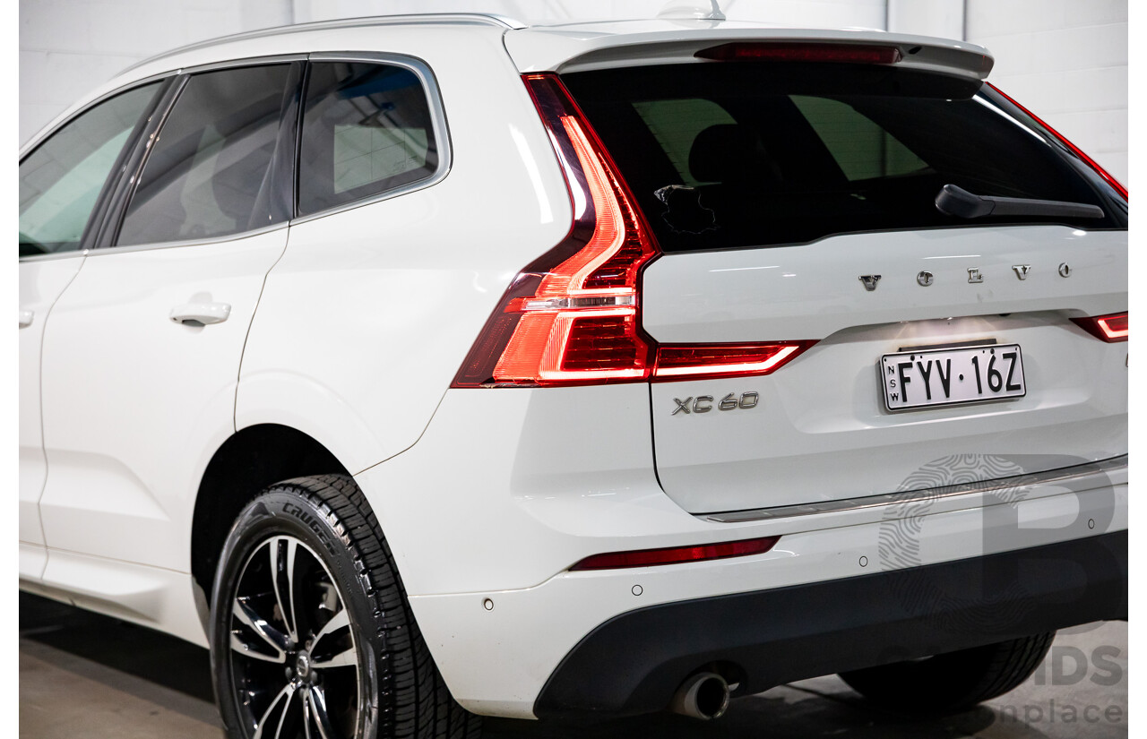 06/2018 Volvo XC60 D4 Momentum (AWD) 246 MY19 4d Wagon Ice White Turbo Diesel 2.0L