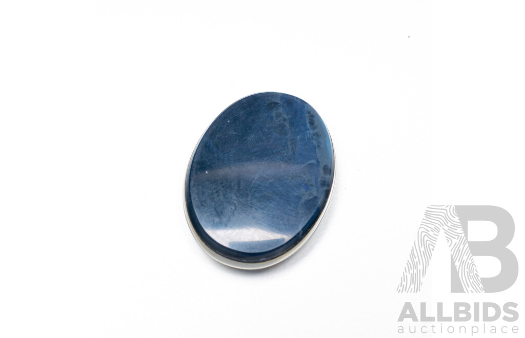 9.20ct Oval Lightning Ridge Black Opal Triplet