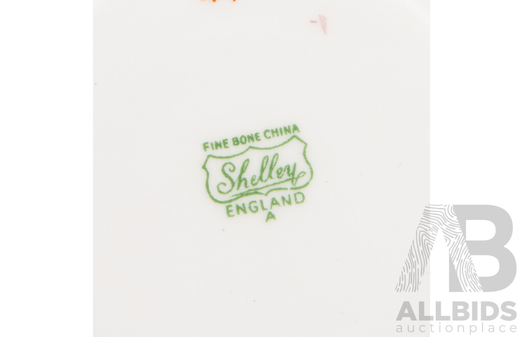 Shelley Commemorative Elizabeth II Coronation Tea Cup and Saucer 1953