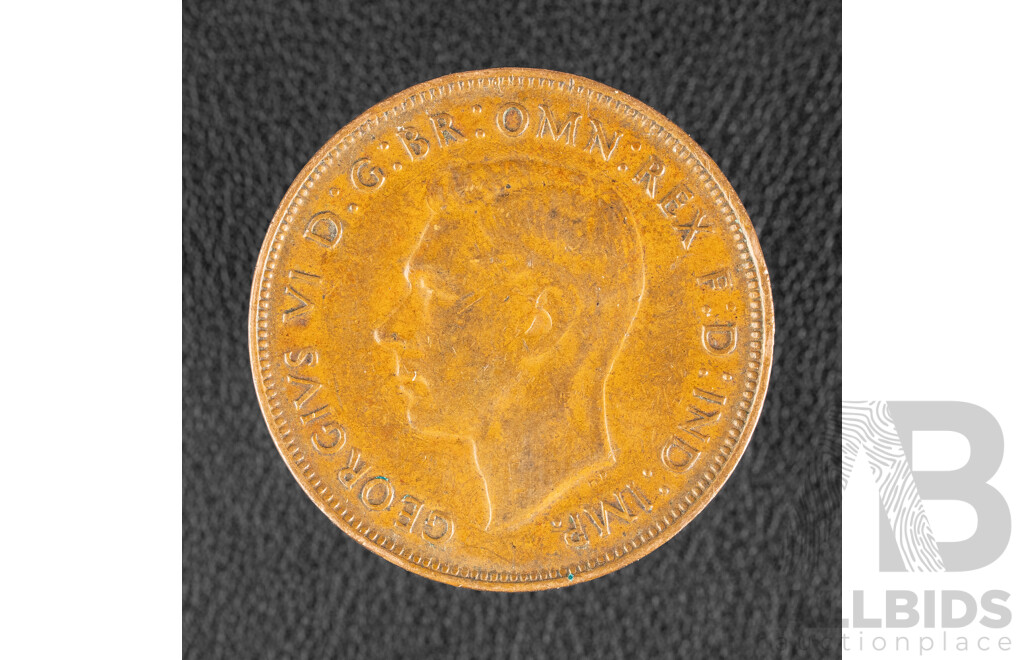 Australian 1946 Penny with 1960, 1957, 1959, 1953, 1943, 1960, 1956, 1959, 1950 Pennies