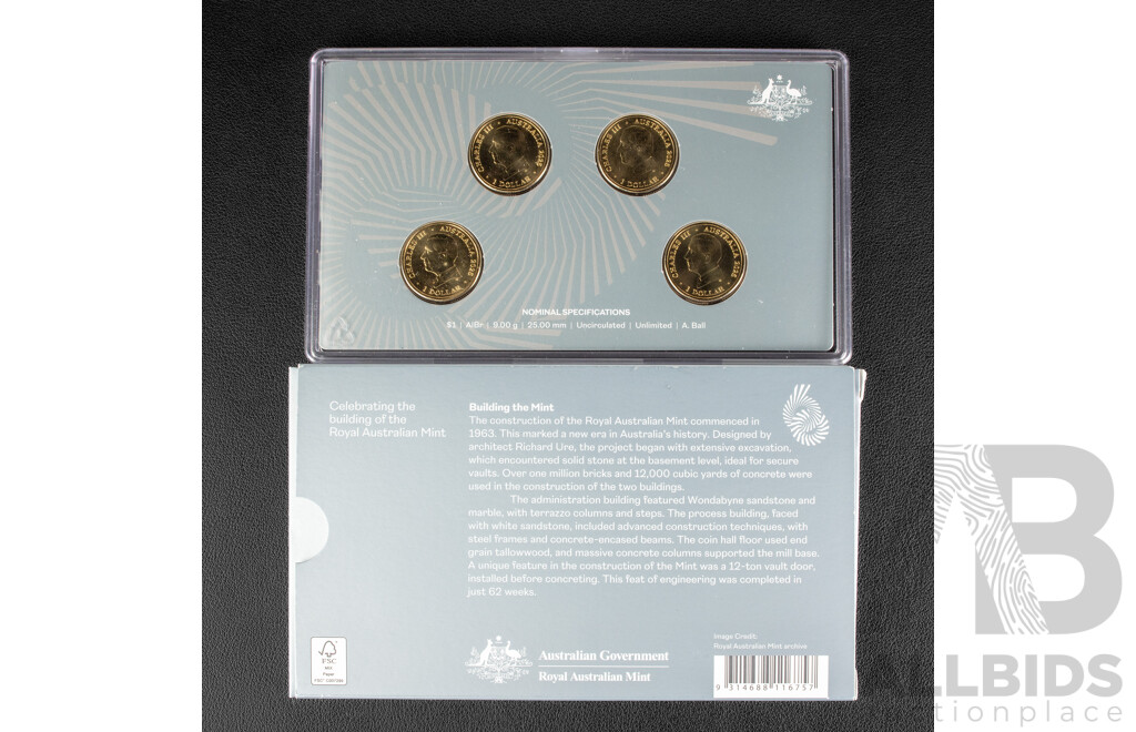 Royal Australian Mint 2025 60th Anniversary Four Coin Set, Mint Marked and Privy Marked