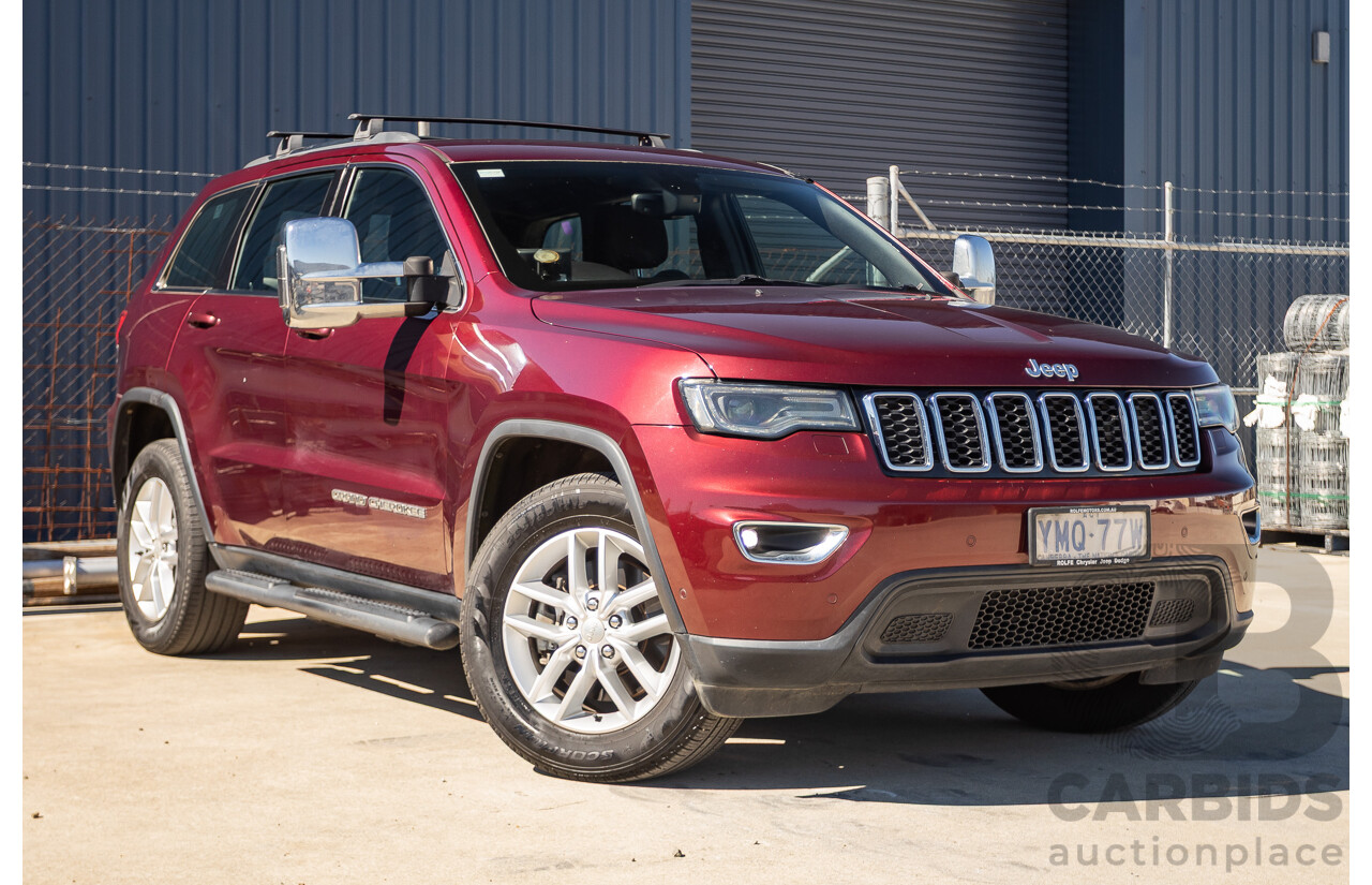 11/2017 Jeep Grand Cherokee Laredo (4x4) WK MY17 4D Wagon Velvet Red Pearl Turbo Diesel 3.0L