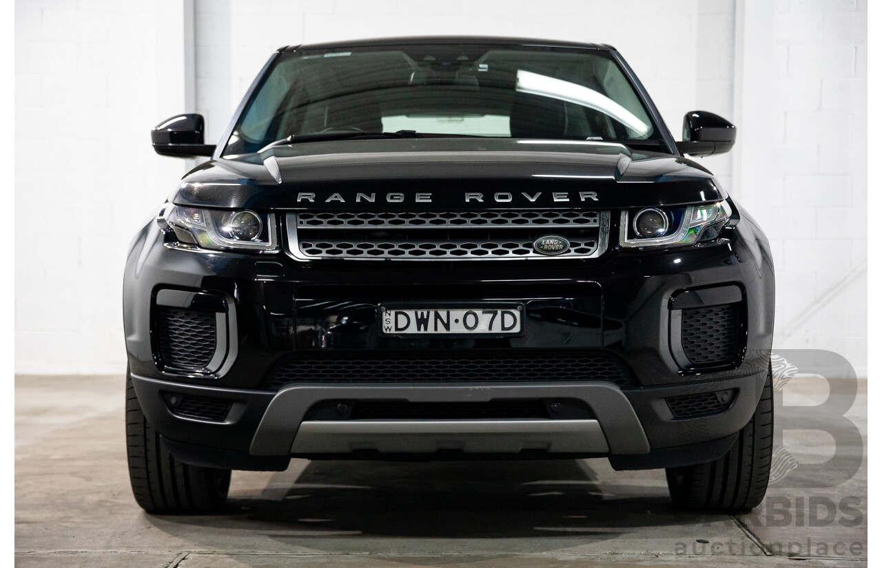 3/2018 Land Rover Range Rover Evoque TD4 150 SE (AWD) L538 MY16 4d Wagon Santorini Black Metallic Turbo Diesel 2.0L