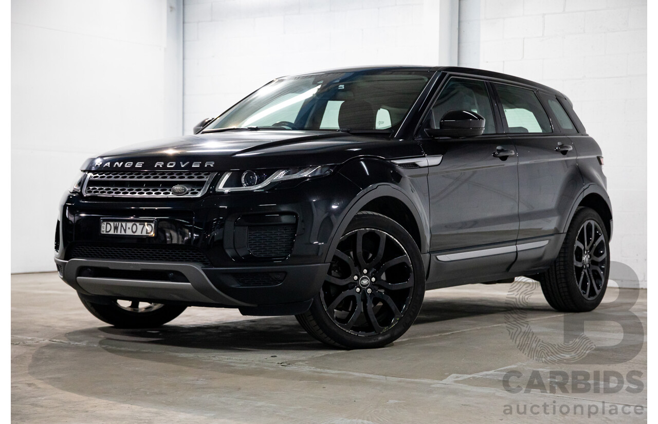 3/2018 Land Rover Range Rover Evoque TD4 150 SE (AWD) L538 MY16 4d Wagon Santorini Black Metallic Turbo Diesel 2.0L