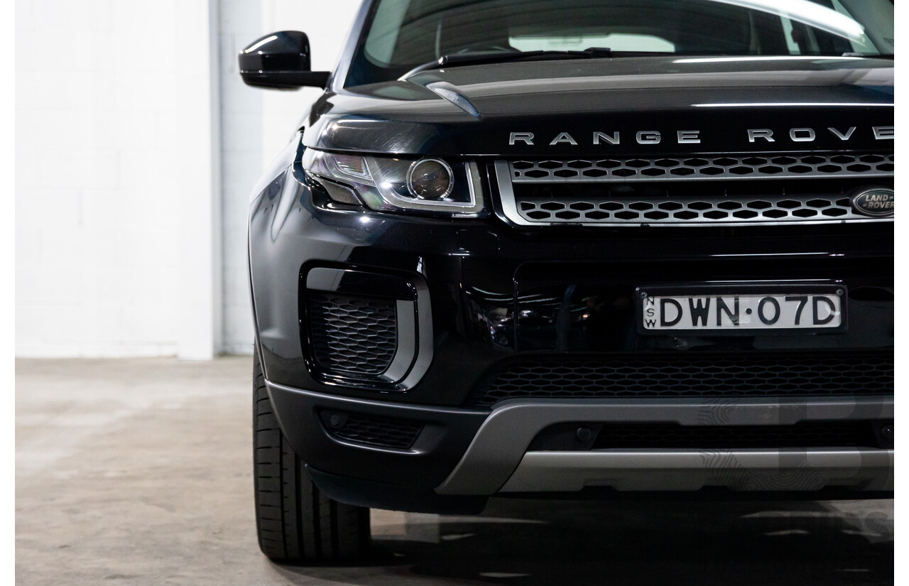 3/2018 Land Rover Range Rover Evoque TD4 150 SE (AWD) L538 MY16 4d Wagon Santorini Black Metallic Turbo Diesel 2.0L