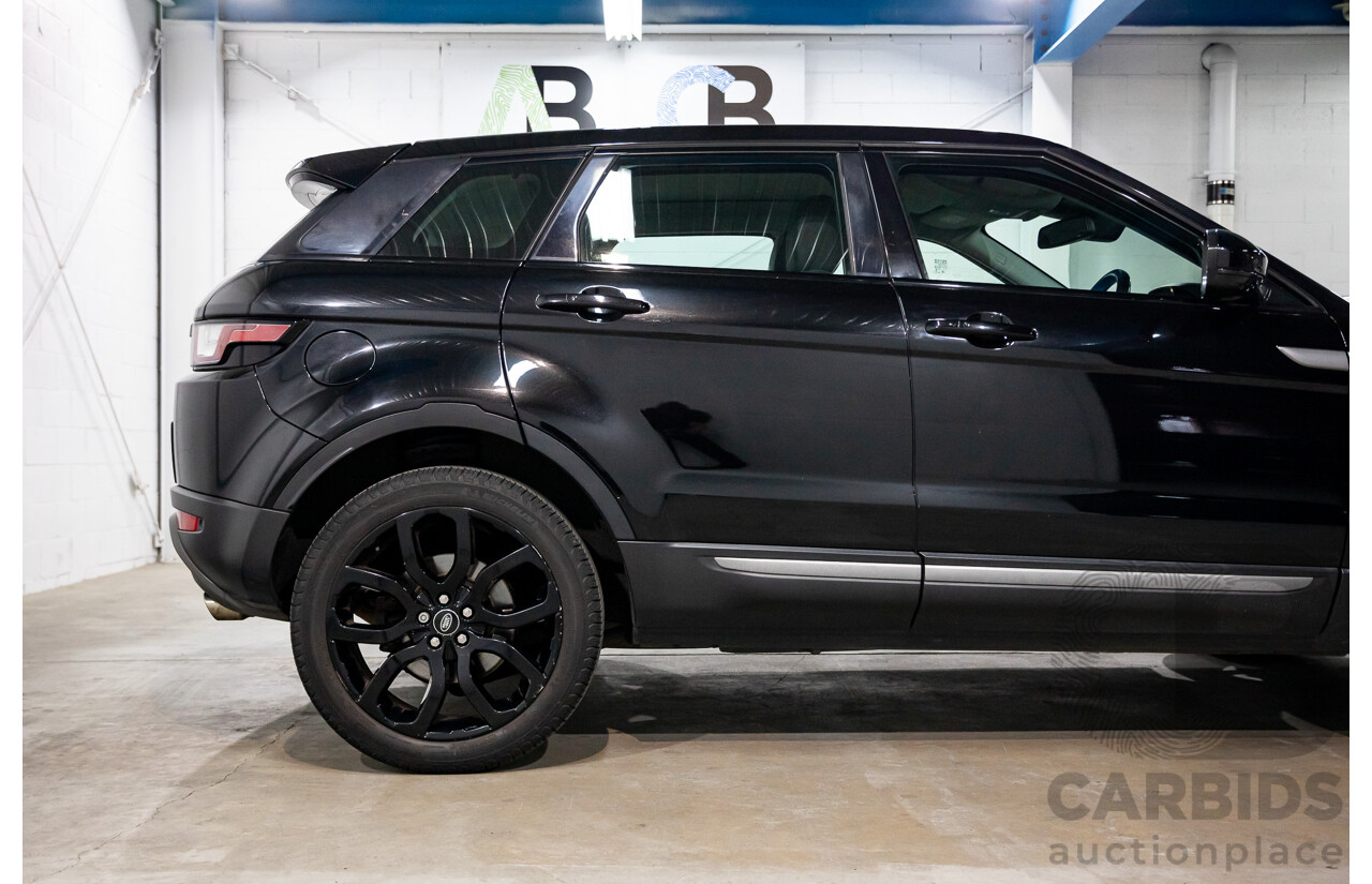 3/2018 Land Rover Range Rover Evoque TD4 150 SE (AWD) L538 MY16 4d Wagon Santorini Black Metallic Turbo Diesel 2.0L
