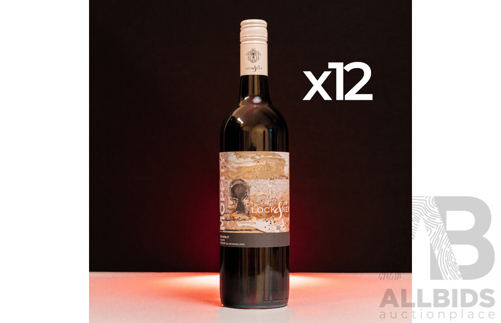 Lock & Key Merlot 2022 750ml - Case of 12 Bottles