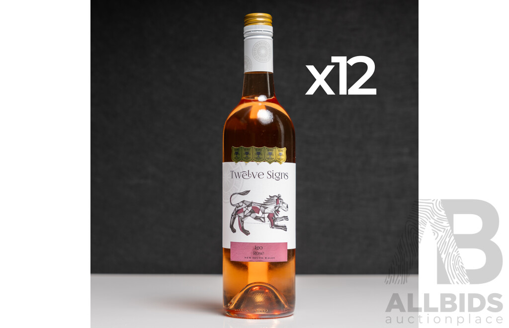 Twelve Signs Rose 2022 750ml - Case of 12 Bottles