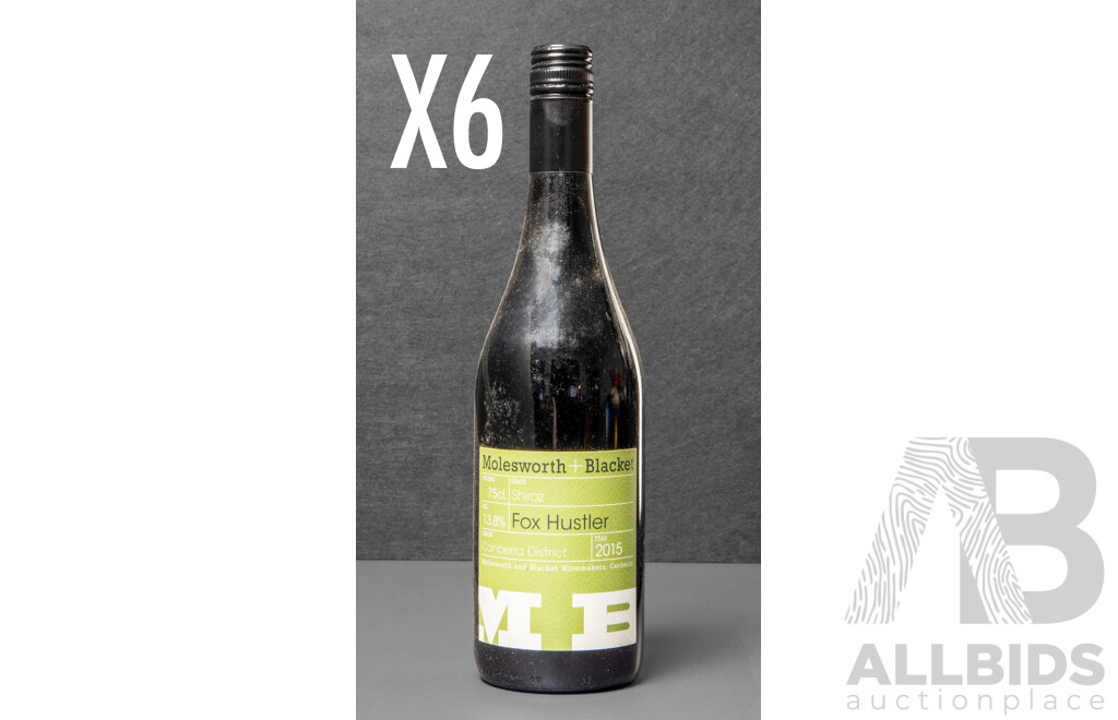 Half Dozen Molesworth+Blacket Fox Hunter Shiraz Vintage 2015 (6)