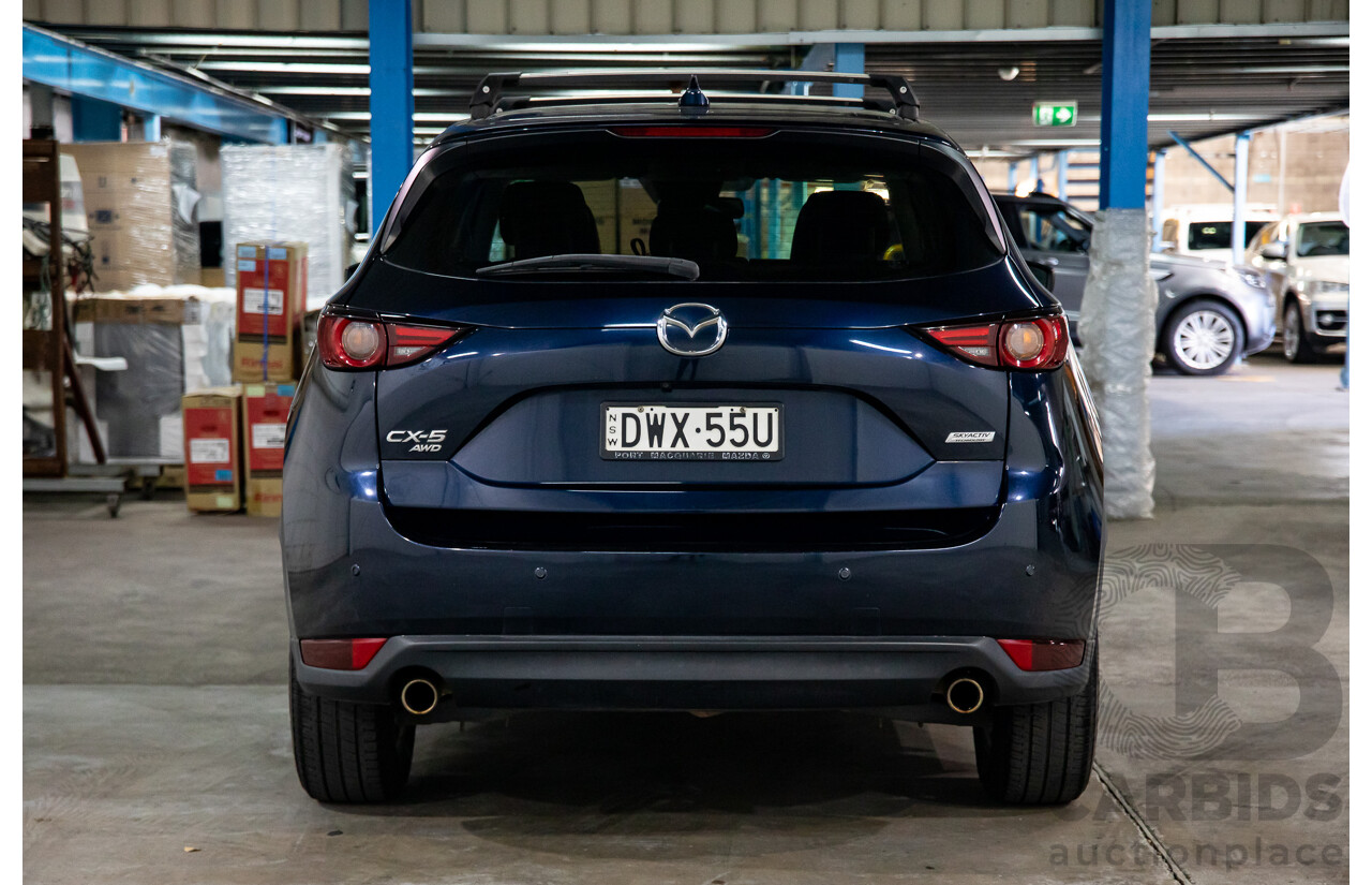 05/2018 Mazda CX-5 Touring (AWD) MY18 (KF Series 2) 4d Wagon Blue 2.5L