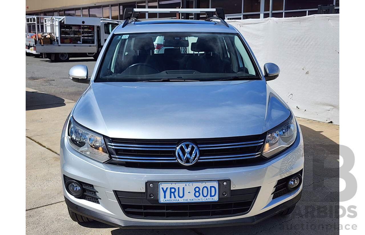 7/2013 Volkswagen Tiguan 132 TSI 5NC MY14 4d Wagon Silver 2.0L