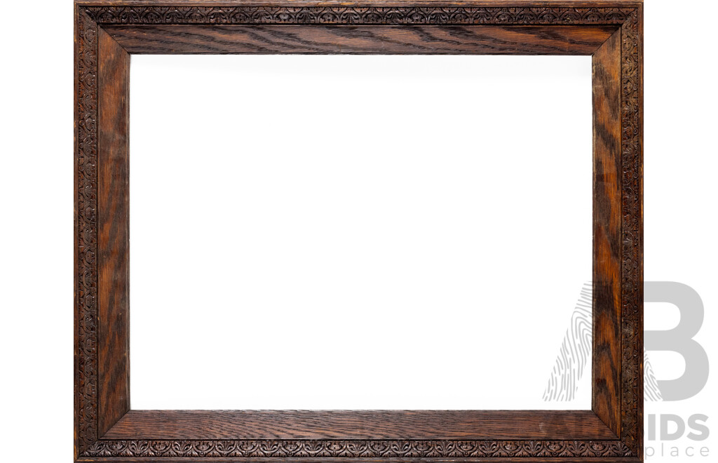 Pair of Wonderful Vintage Ornate Wooden Frames, 71H x 86W cm (largest frame) (2)