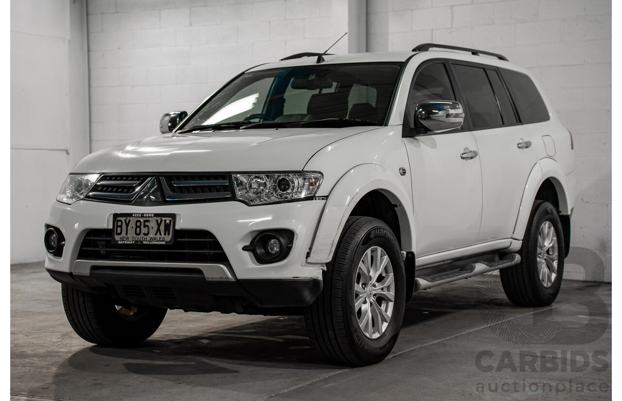 01/2014 Mitsubishi Challenger LS (4x4) PC MY14 4d Wagon White Turbo Diesel 2.5L