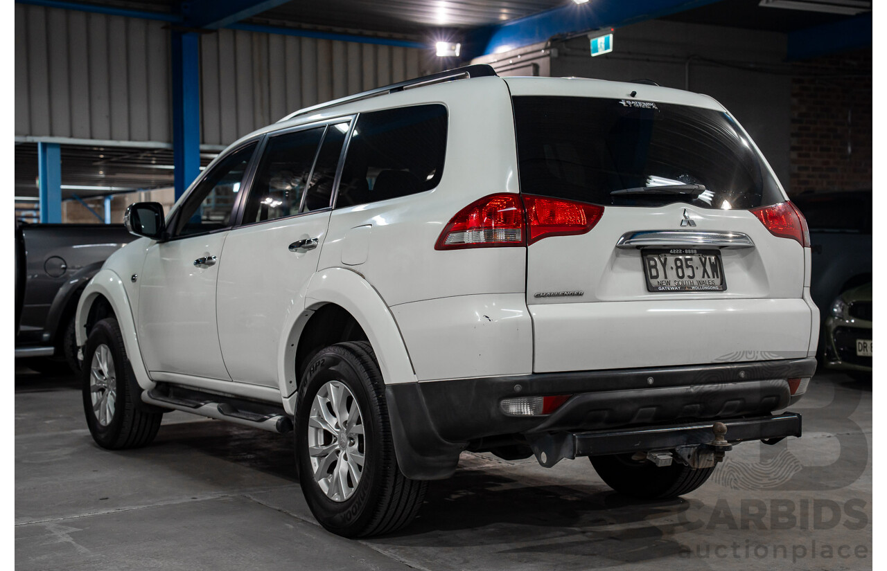01/2014 Mitsubishi Challenger LS (4x4) PC MY14 4d Wagon White Turbo Diesel 2.5L