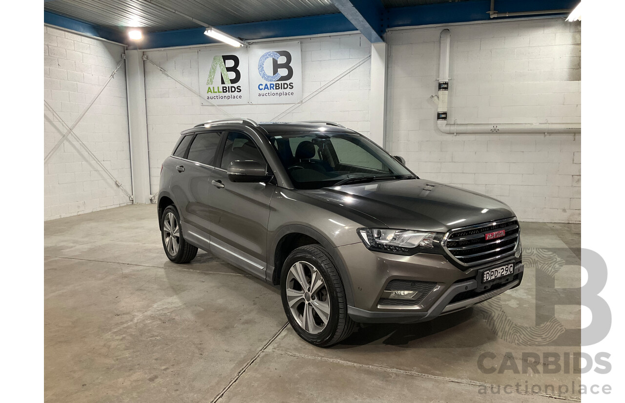 07/2017 Haval H6 Lux (FWD) MKY 4D Wagon Grey Turbo 2.0L