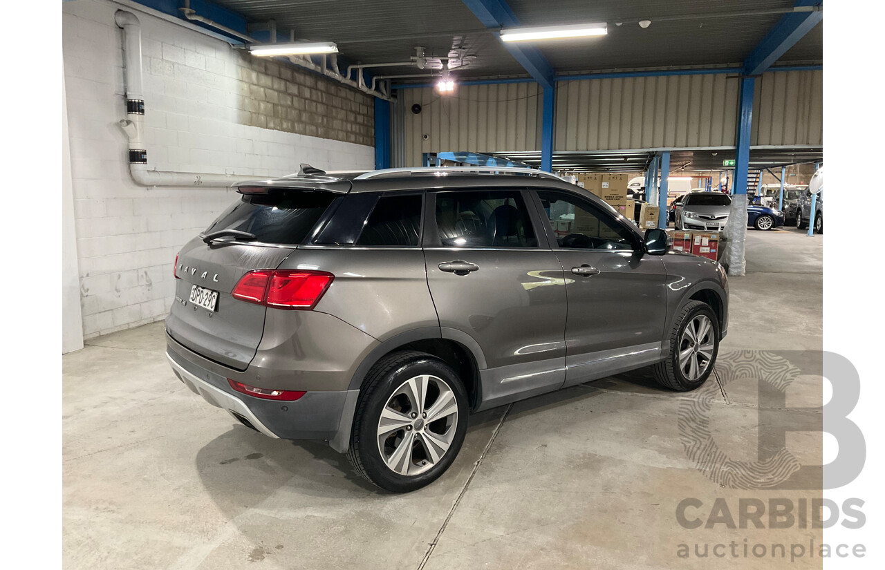 07/2017 Haval H6 Lux (FWD) MKY 4D Wagon Grey Turbo 2.0L