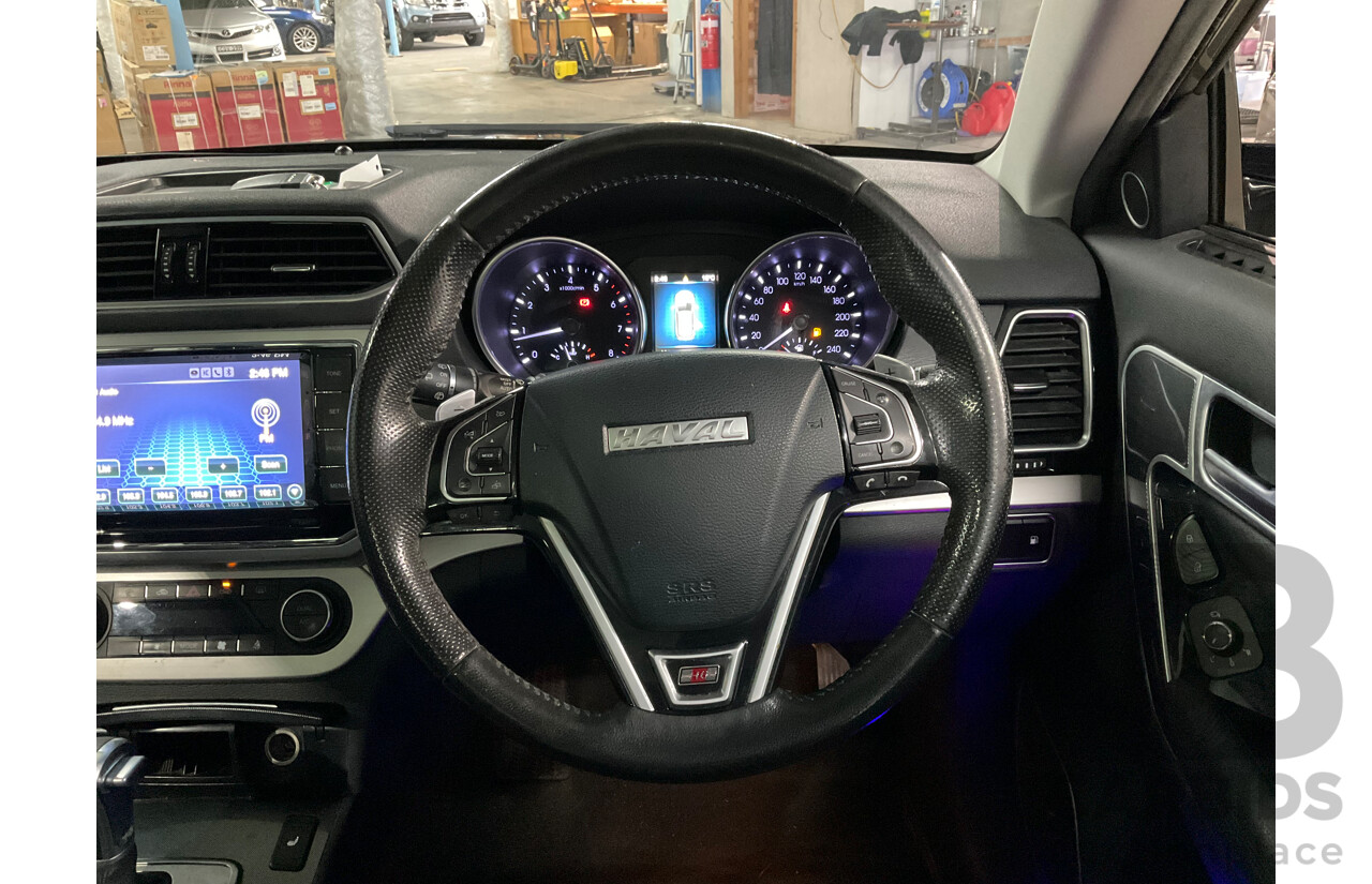 07/2017 Haval H6 Lux (FWD) MKY 4D Wagon Grey Turbo 2.0L