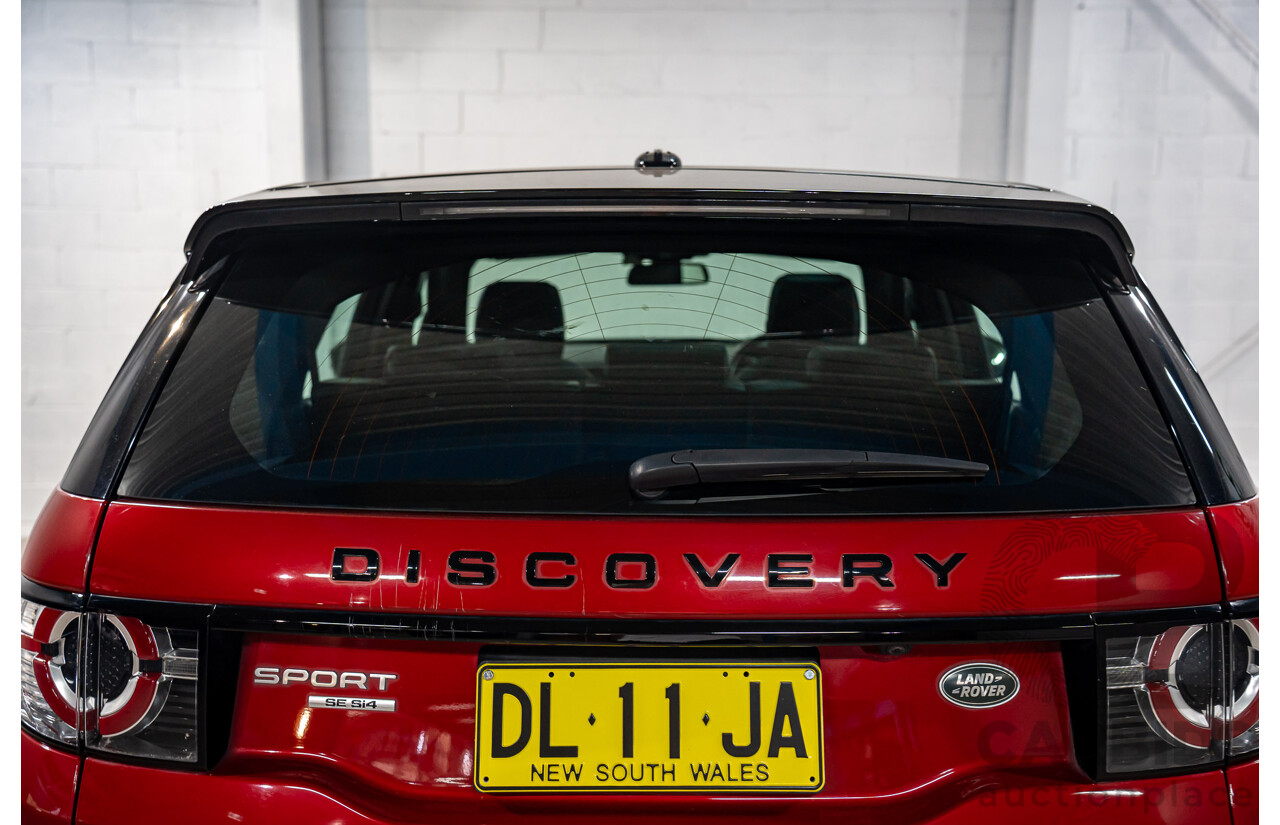 05/2016 Land Rover Discovery Sport SI4 SE (AWD) LC MY16.5 4d Wagon Firenze Red Metallic Turbo Diesel 2.0L