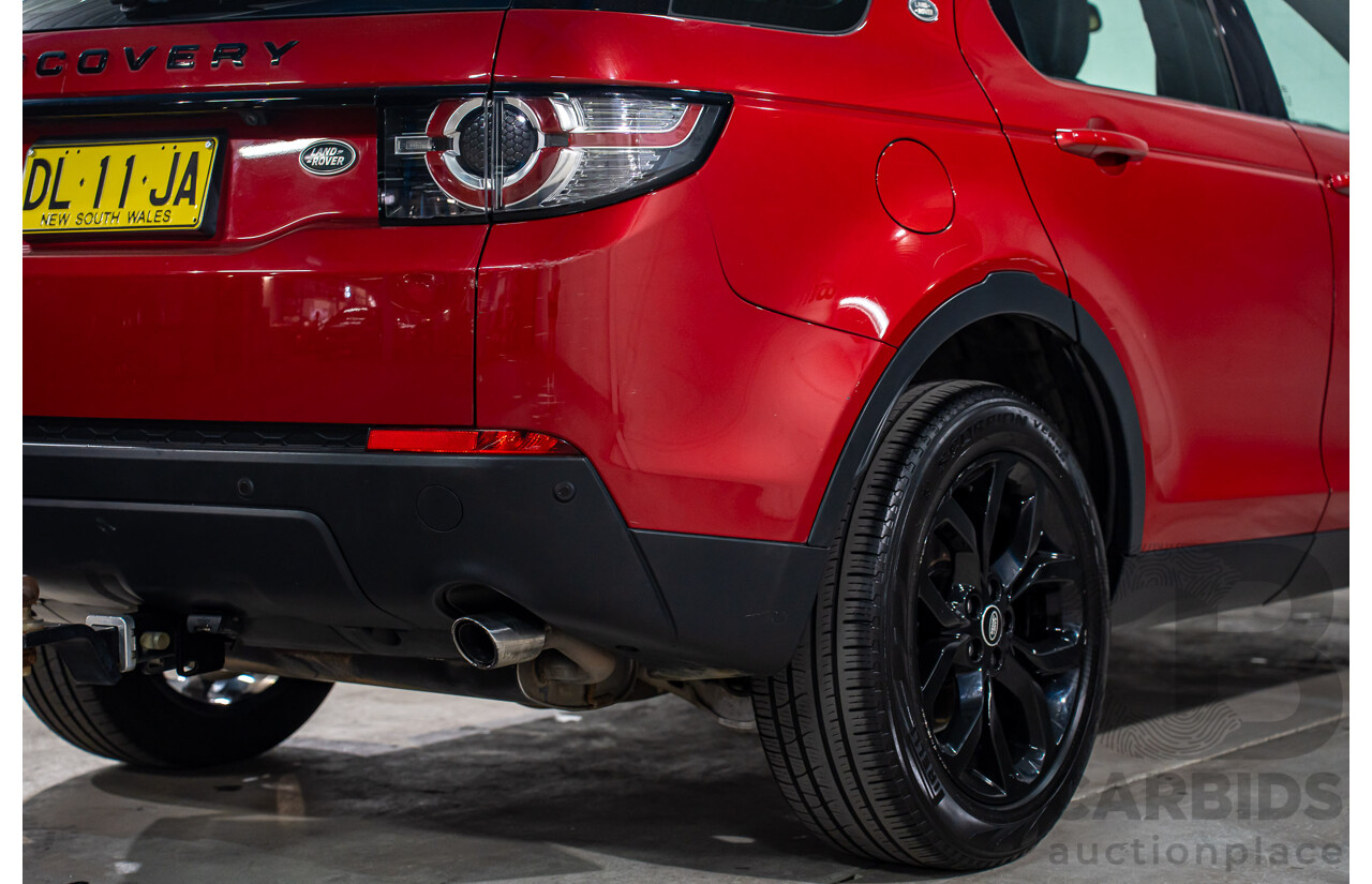 05/2016 Land Rover Discovery Sport SI4 SE (AWD) LC MY16.5 4d Wagon Firenze Red Metallic Turbo Diesel 2.0L