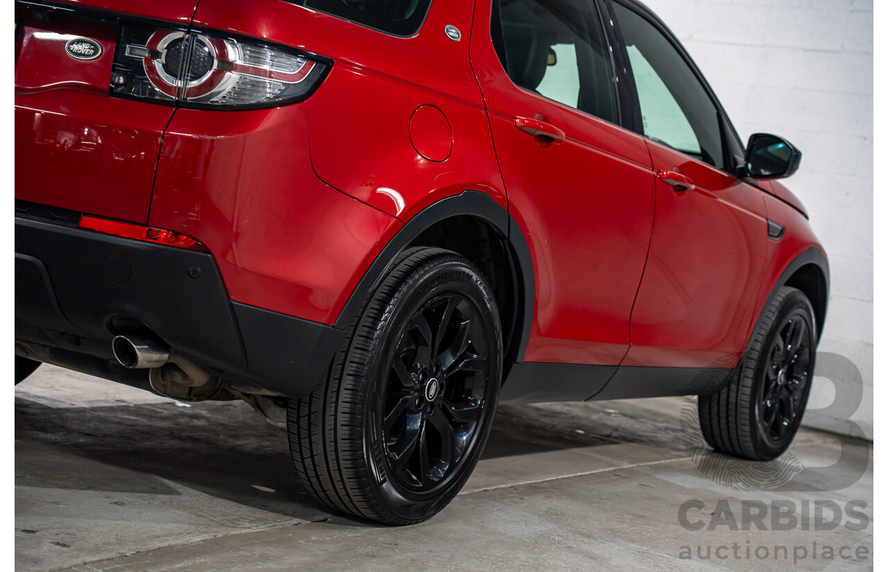 05/2016 Land Rover Discovery Sport SI4 SE (AWD) LC MY16.5 4d Wagon Firenze Red Metallic Turbo Diesel 2.0L
