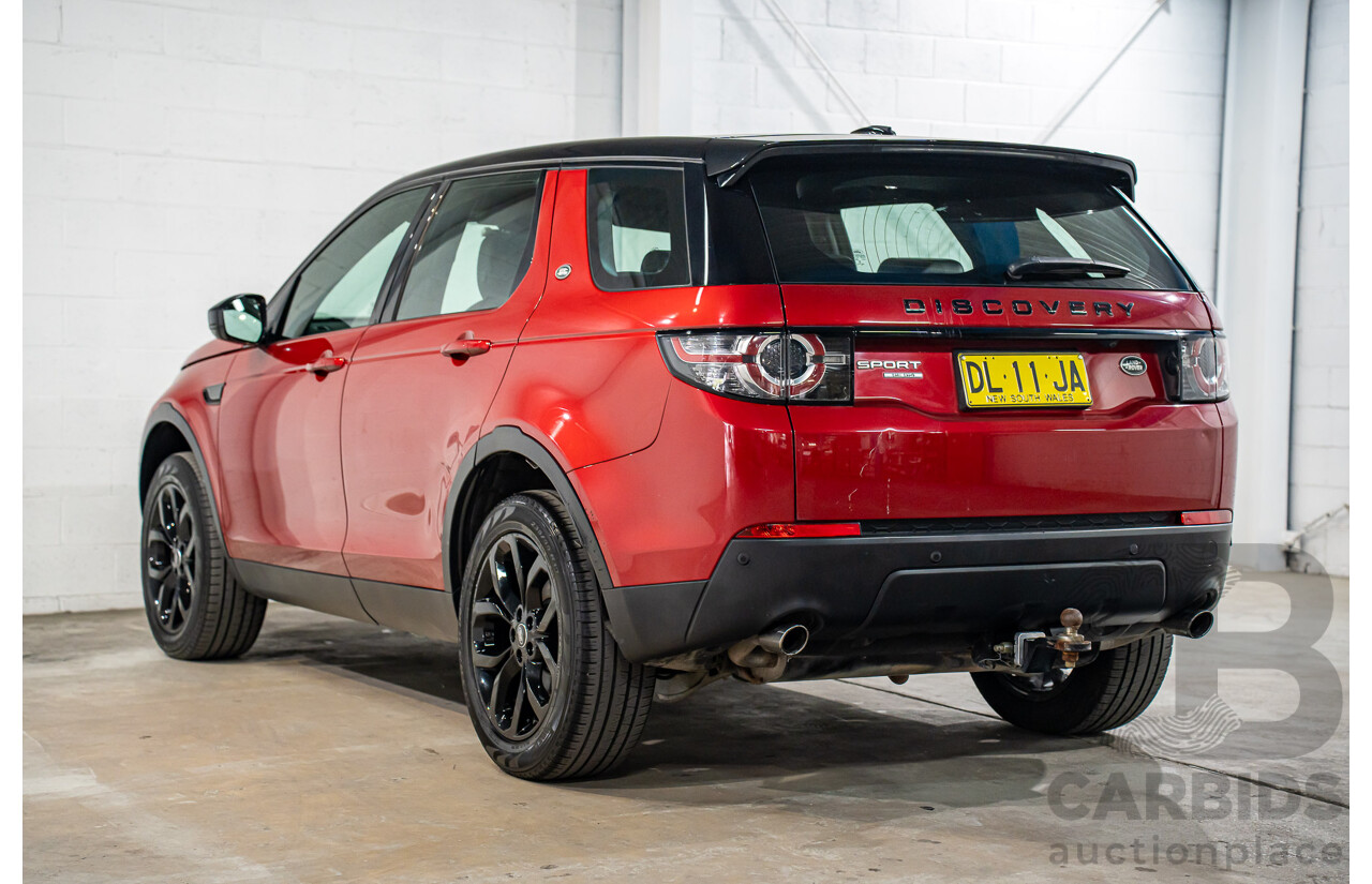 05/2016 Land Rover Discovery Sport SI4 SE (AWD) LC MY16.5 4d Wagon Firenze Red Metallic Turbo Diesel 2.0L
