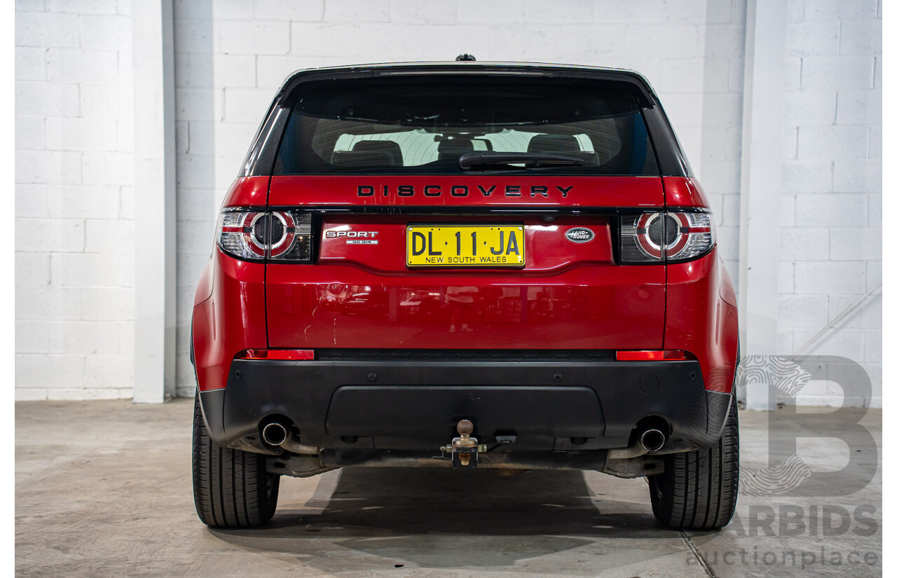 05/2016 Land Rover Discovery Sport SI4 SE (AWD) LC MY16.5 4d Wagon Firenze Red Metallic Turbo Diesel 2.0L