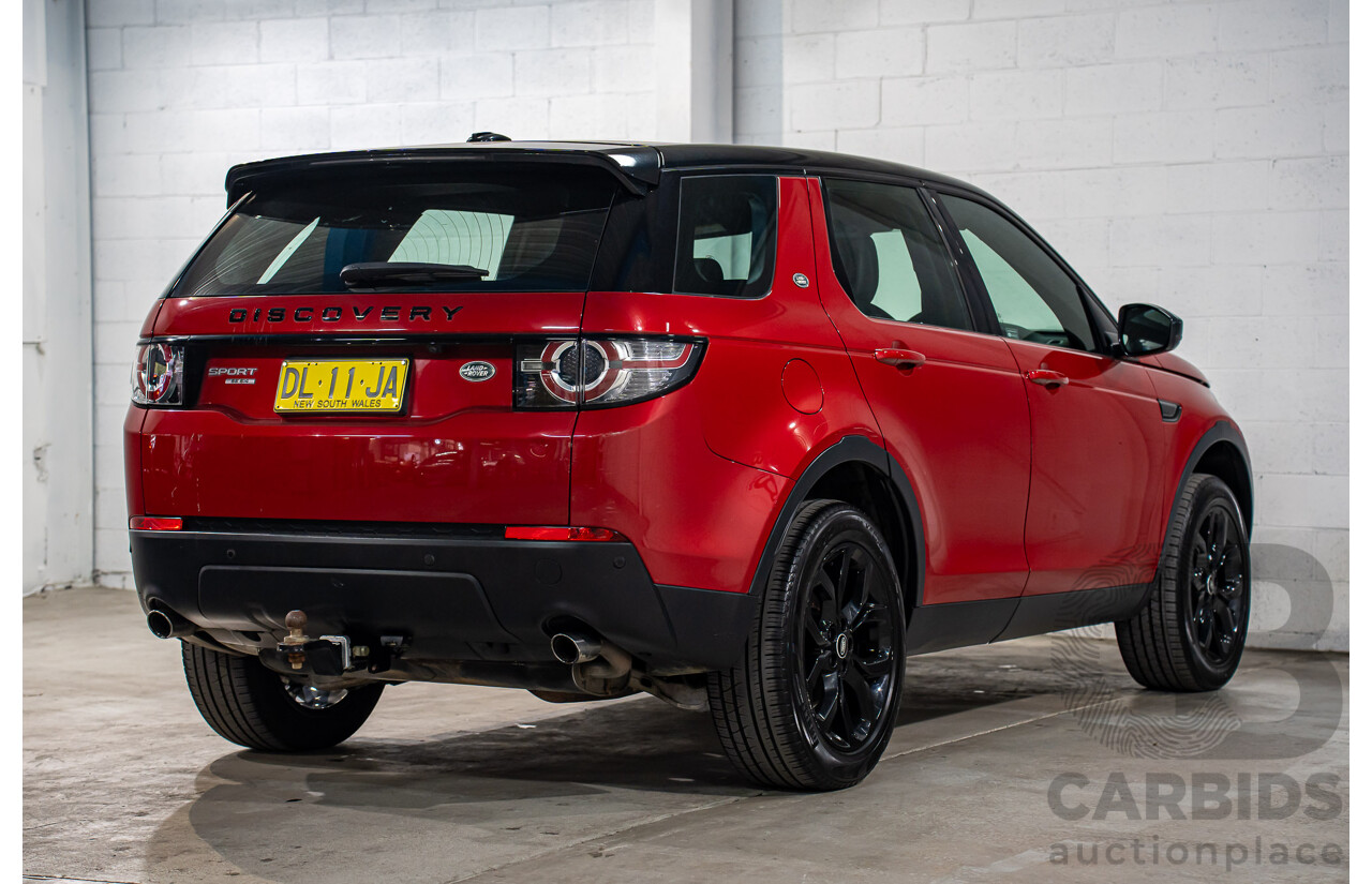 05/2016 Land Rover Discovery Sport SI4 SE (AWD) LC MY16.5 4d Wagon Firenze Red Metallic Turbo Diesel 2.0L