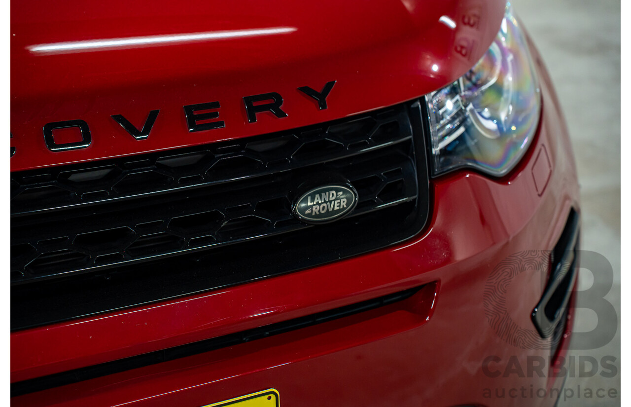 05/2016 Land Rover Discovery Sport SI4 SE (AWD) LC MY16.5 4d Wagon Firenze Red Metallic Turbo Diesel 2.0L