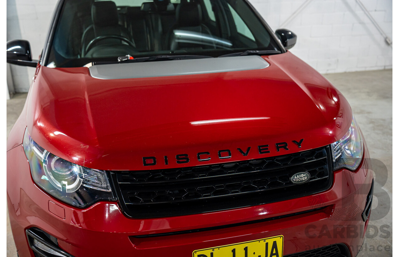 05/2016 Land Rover Discovery Sport SI4 SE (AWD) LC MY16.5 4d Wagon Firenze Red Metallic Turbo Diesel 2.0L