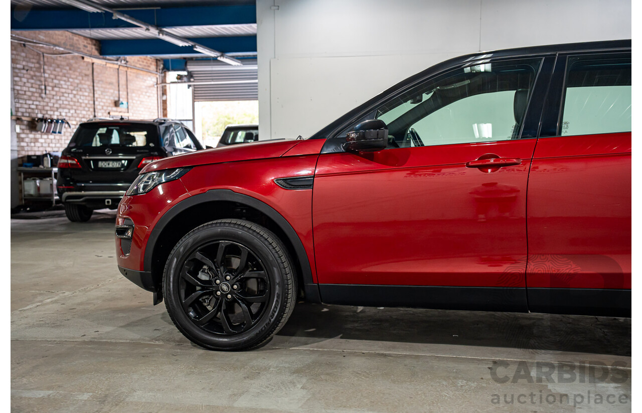 05/2016 Land Rover Discovery Sport SI4 SE (AWD) LC MY16.5 4d Wagon Firenze Red Metallic Turbo Diesel 2.0L