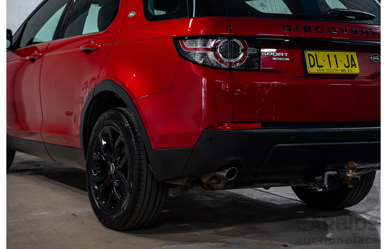 05/2016 Land Rover Discovery Sport SI4 SE (AWD) LC MY16.5 4d Wagon Firenze Red Metallic Turbo Diesel 2.0L
